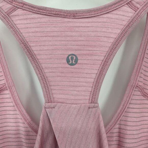 Lululemon Essential Tank Top Lightweight Sweat Wicking Pink Women 4 - Picture 3 of 3
